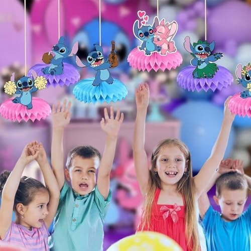 Lilo and Stitch Honeycomb Centerpieces 9PCS Set