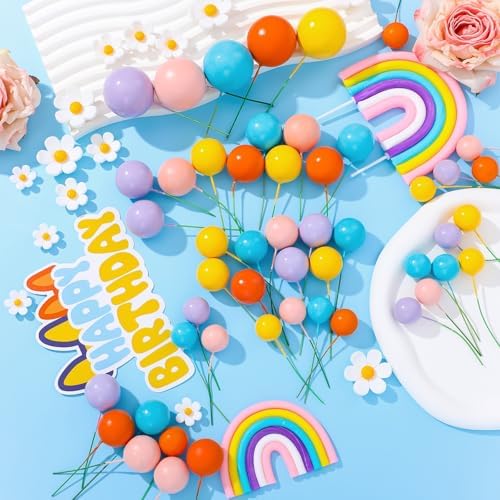 ProSuites 63 Pcs Non-Edible Cake Toppers Set