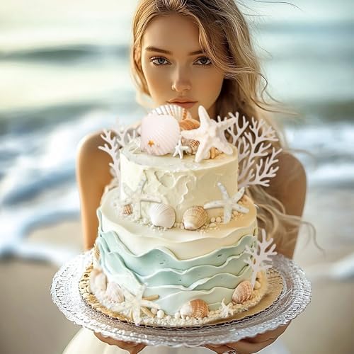 20 PCS Ocean Themed Cake Decorations 1