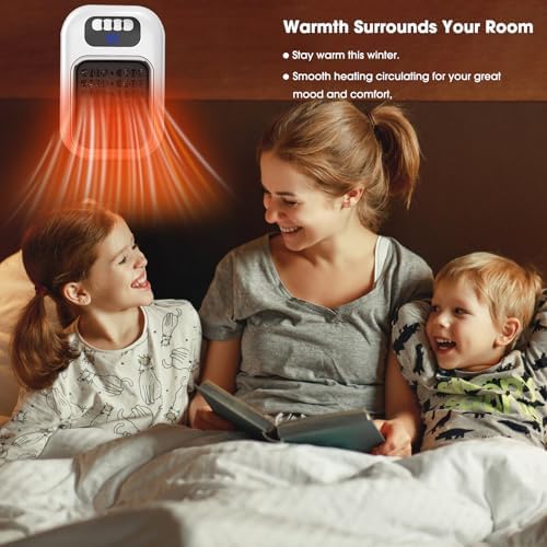 370W Fast Heating Space Heater with Timer