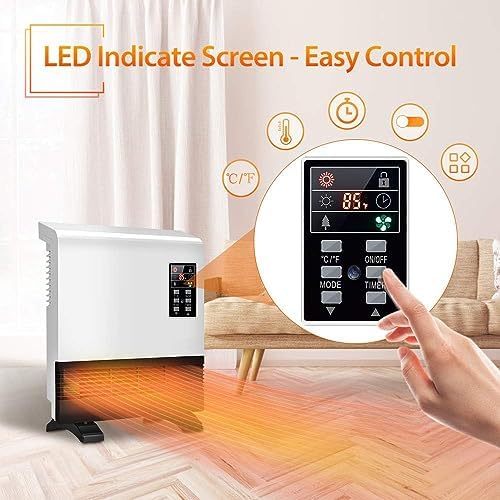 Airchoice 1500W Wall Stand Electric Heater with Timer and 3 Modes