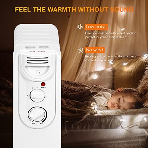COSTWAY Oil Filled Radiator Heater with 3 Heat Settings 1