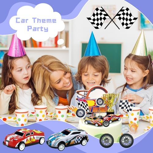 MEMOVAN Racing Car Cake Decorations 24PCS 1