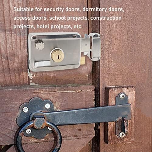 Stainless Steel Exterior Gate Lock with Anti Theft Handle