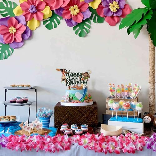 Mona Happy Birthday Cake Topper - Island Princess Theme