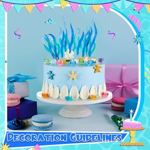 26 Pcs Axolotl Birthday Decorations with Cake Topper