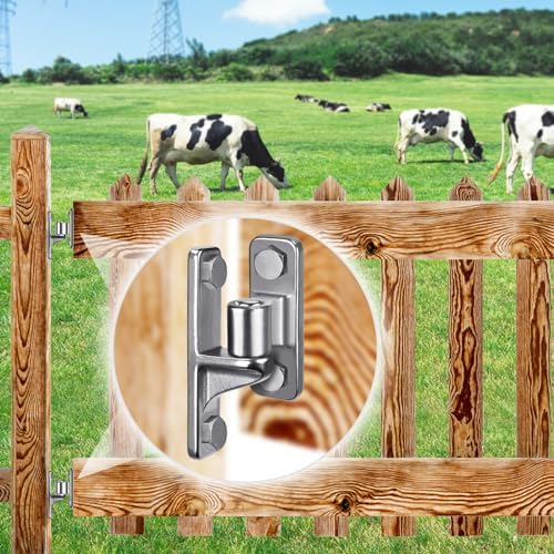 Insaga 304 Stainless Steel Gate Hinges 4-Pack Heavy Duty