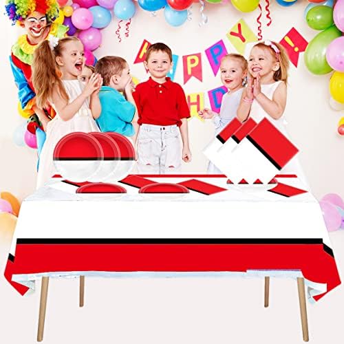OULUN Video Games Themed 20 Piece Party Plates Napkins Set