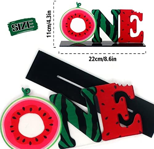 LINGTEER Watermelon Birthday Table Centerpiece