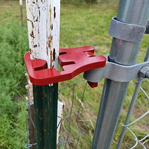 DORIGHARY T-Post Gate Hinge Pins - Heavy Duty Steel Hangers
