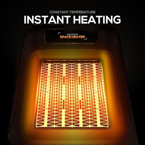 CELLWORLD MORENTO Electric Desk Heater with Fan and Thermostat 1