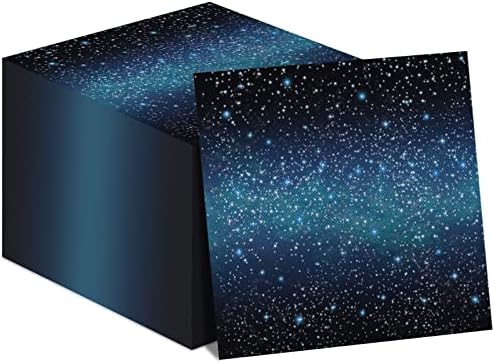 50 Pcs Space Starry Napkins Galaxy Party Decor