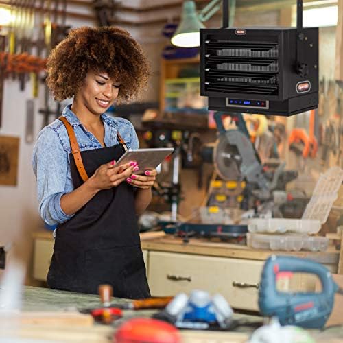 Dyna-Glo EG7500DH Dual Heat Electric Garage Heater Black