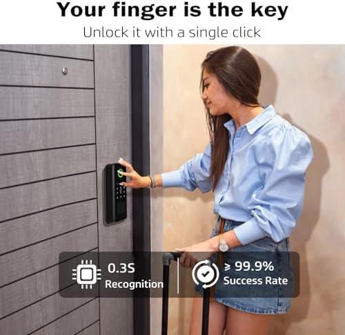 Gapiks Smart Door Lock with Fingerprint and App Control