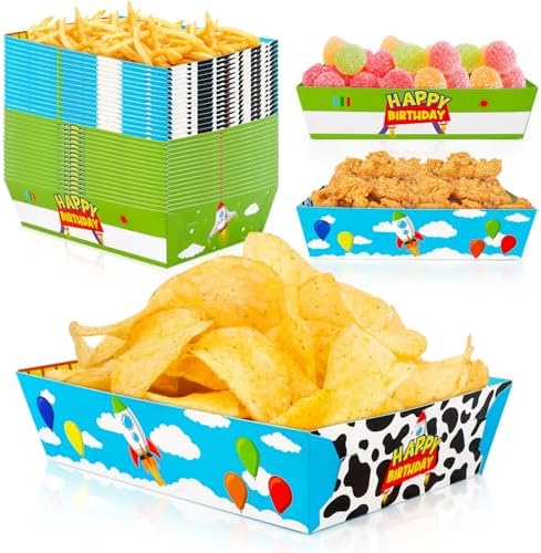 36 Pcs Cartoon Story Themed Plates for Parties