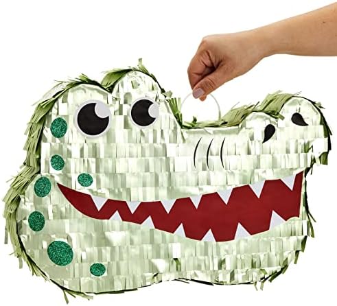 BLUE PANDA Alligator Pinata for Kids Birthday Party