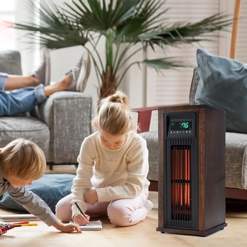 LifeSmart Tower Heater 1500W 23 Infrared Space Heater
