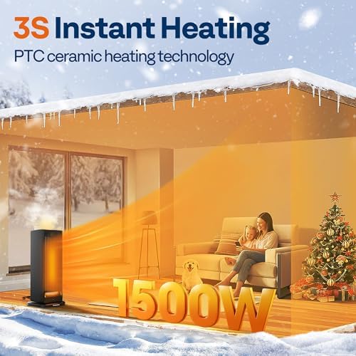 VIVOHOME Space Heater with Humidifier and Remote