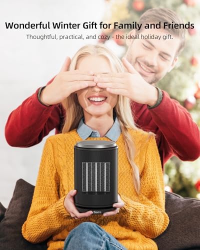 FrSara 1500W PTC Ceramic Space Heater with Timer and Oscillation