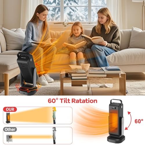 Verminget 3D Oscillating Electric Space Heater