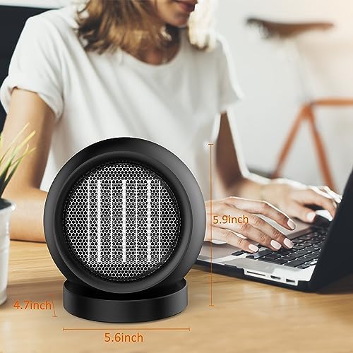 Safe Efficient Desk Heater with Automatic Shut Off