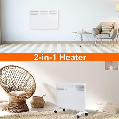 DC DICLASSE 1000W Quiet Electric Heater with Digital Control