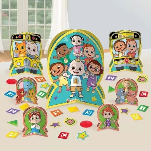 Amscan Cocomelon Party Centerpieces 27pcs Set