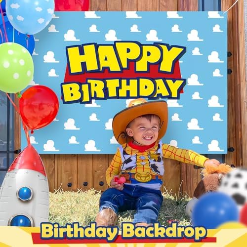 Winrayk 154Pcs Toy Story Birthday Decorations Set