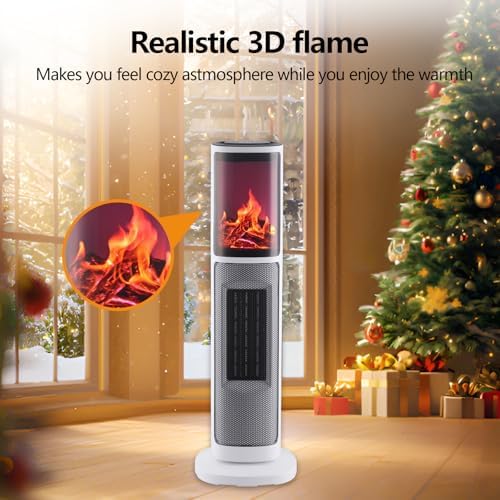 TrendGear 1500W Electric Tower Heater with Remote Control