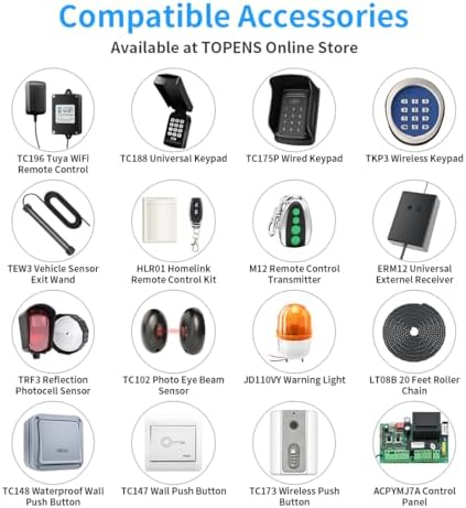 TOPENS CK1100 Heavy Duty Sliding Gate Opener