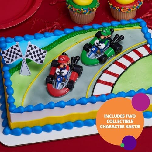 DecoSet Mario Kart Cake Decorations 3 Piece Set