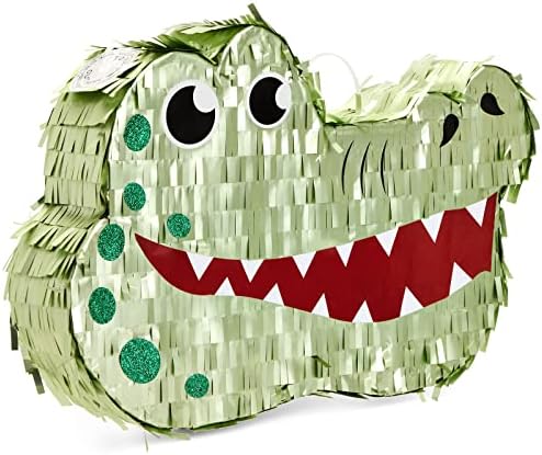 BLUE PANDA Alligator Pinata for Kids Birthday Party