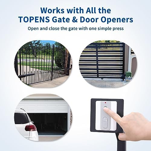 TOPENS TC173 Wireless Push Button for Gate Opener