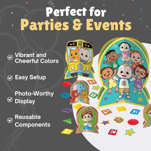 Amscan Cocomelon Party Centerpieces 27pcs Set
