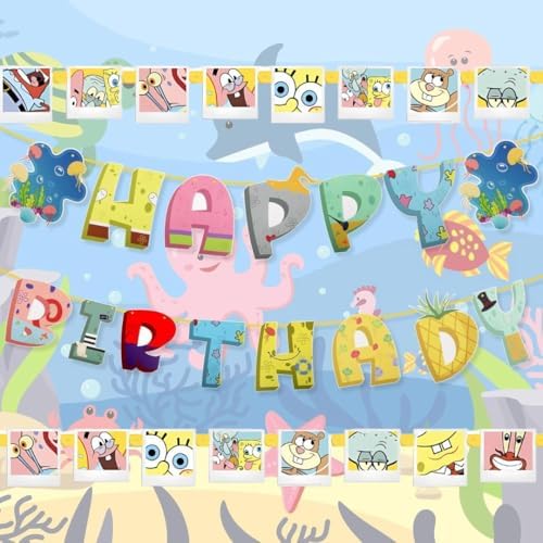 Unique SpongeBob SquarePants Decor Banner - Fun Party Decoration