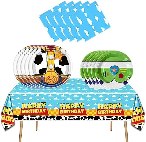 Cartoon Story Themed Tableware Set for 20 Guests