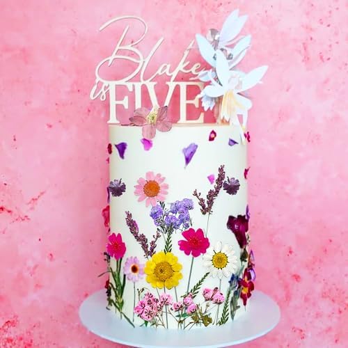 JeVenis Wildflower Cake Toppers Baby Shower Decor