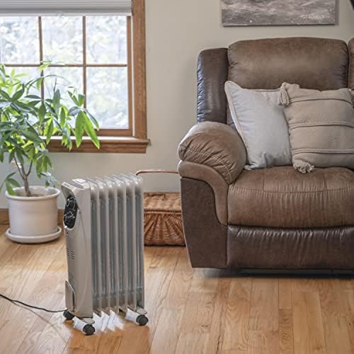 Comfort Zone Oil-Filled Radiator Space Heater 1500W