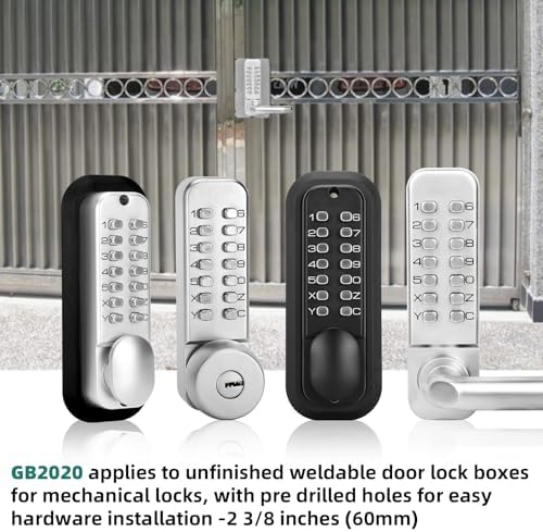 Casmer GB2020 Steel Gate Lock Box 60mm Backset