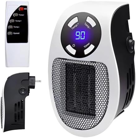 Alpha Heater 500W Portable Plug In Indoor Space Heater