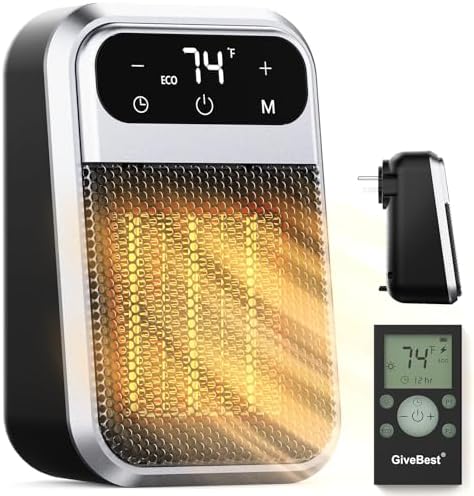 Minetom 800W Wall Heater with Remote Control