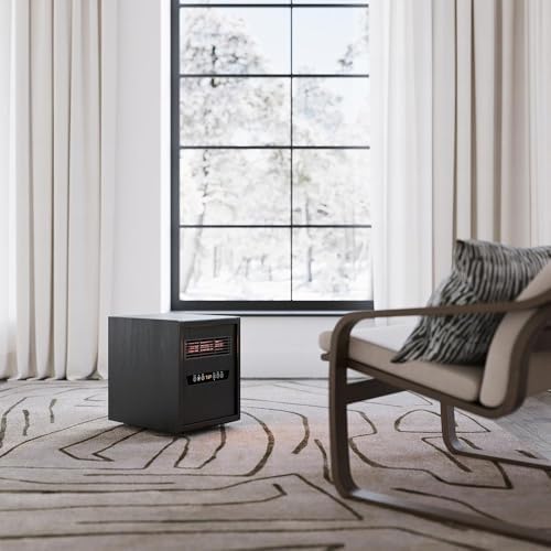 Modern Ember 1500W Infrared Heater with LED Touchscreen