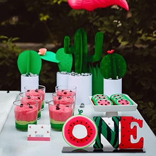 LINGTEER Watermelon Birthday Table Centerpiece