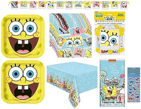 Spongebob SquarePants Party Decor Bundle Pack
