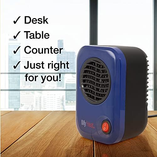 Lasko 102 Space Heater Blue Compact