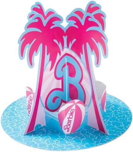 Malibu Barbie Pop-Up Centerpiece 12x10