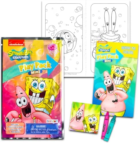 SpongeBob SquarePants 8 Pc Mini Party Favors Set