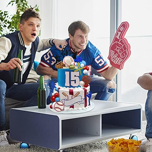 Baseball Cake Decorations 36pcs Themed Birthday Party Supplies