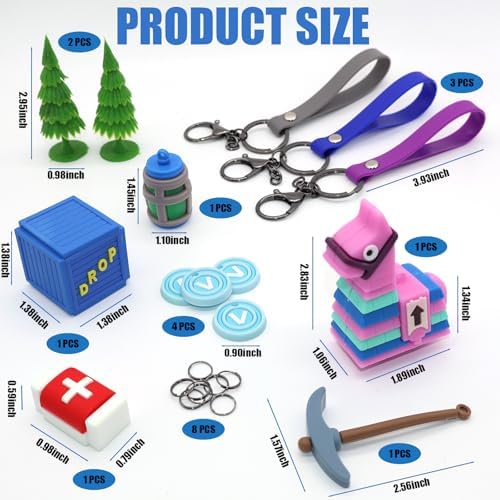 BiBo Game Cake Topper Set for Themed Parties