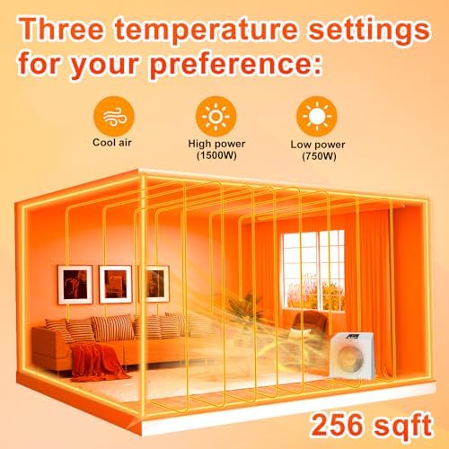 HEATIT Digital Space Heater with Thermostat and Timer